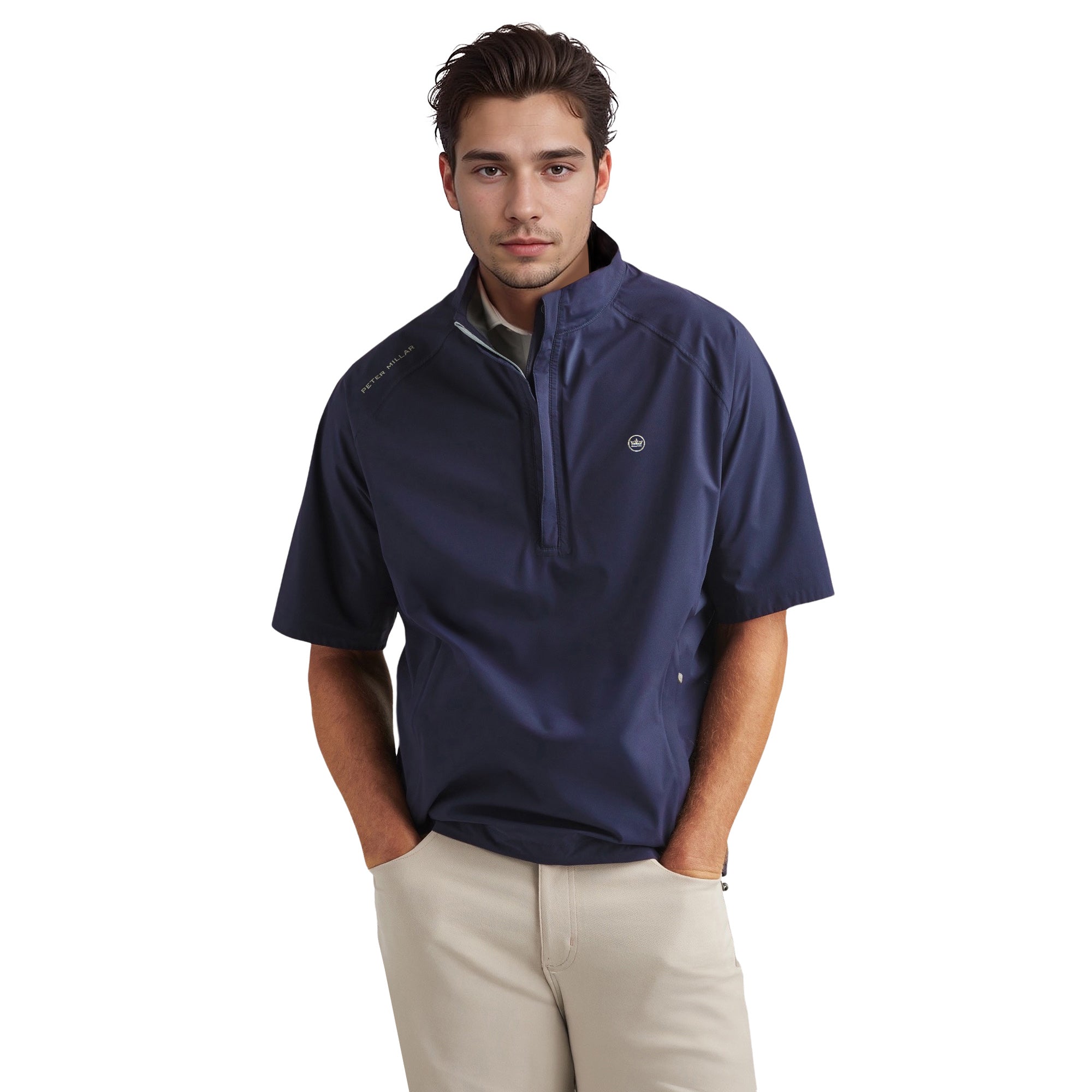 Peter Millar Shield Short Sleeve Rain Jacket