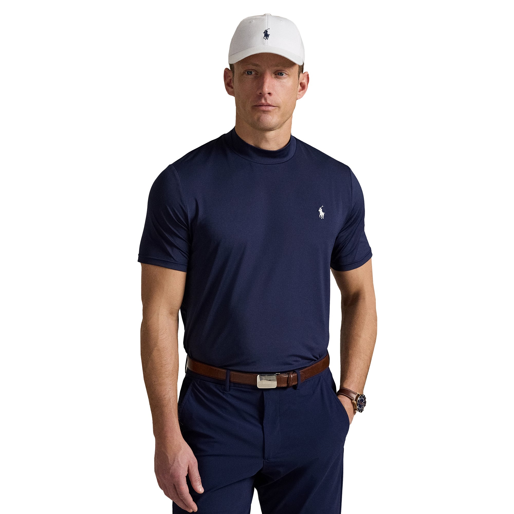 RLX Ralph Lauren Mock Neck Performance T-Shirt