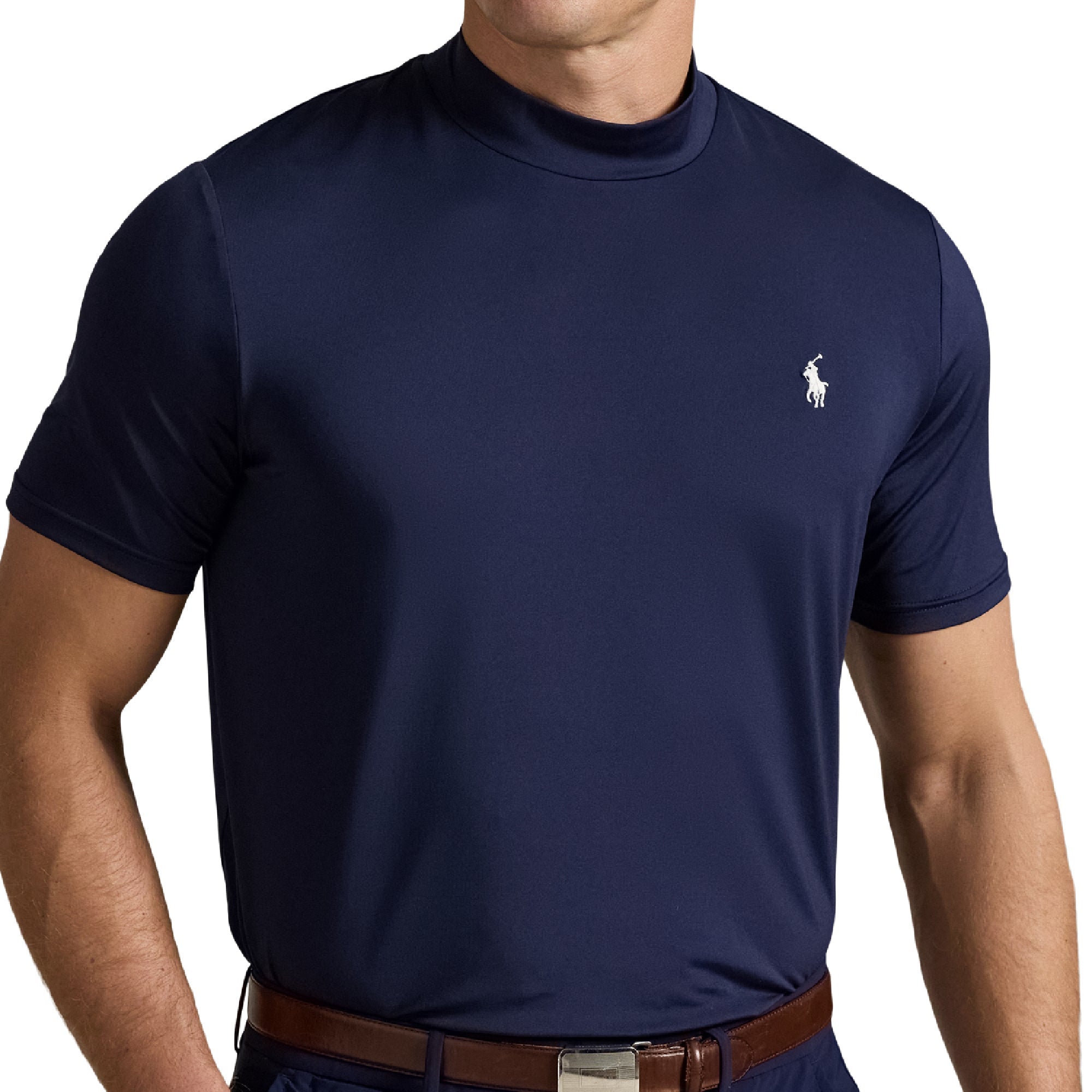 RLX Ralph Lauren Mock Neck Performance T-Shirt