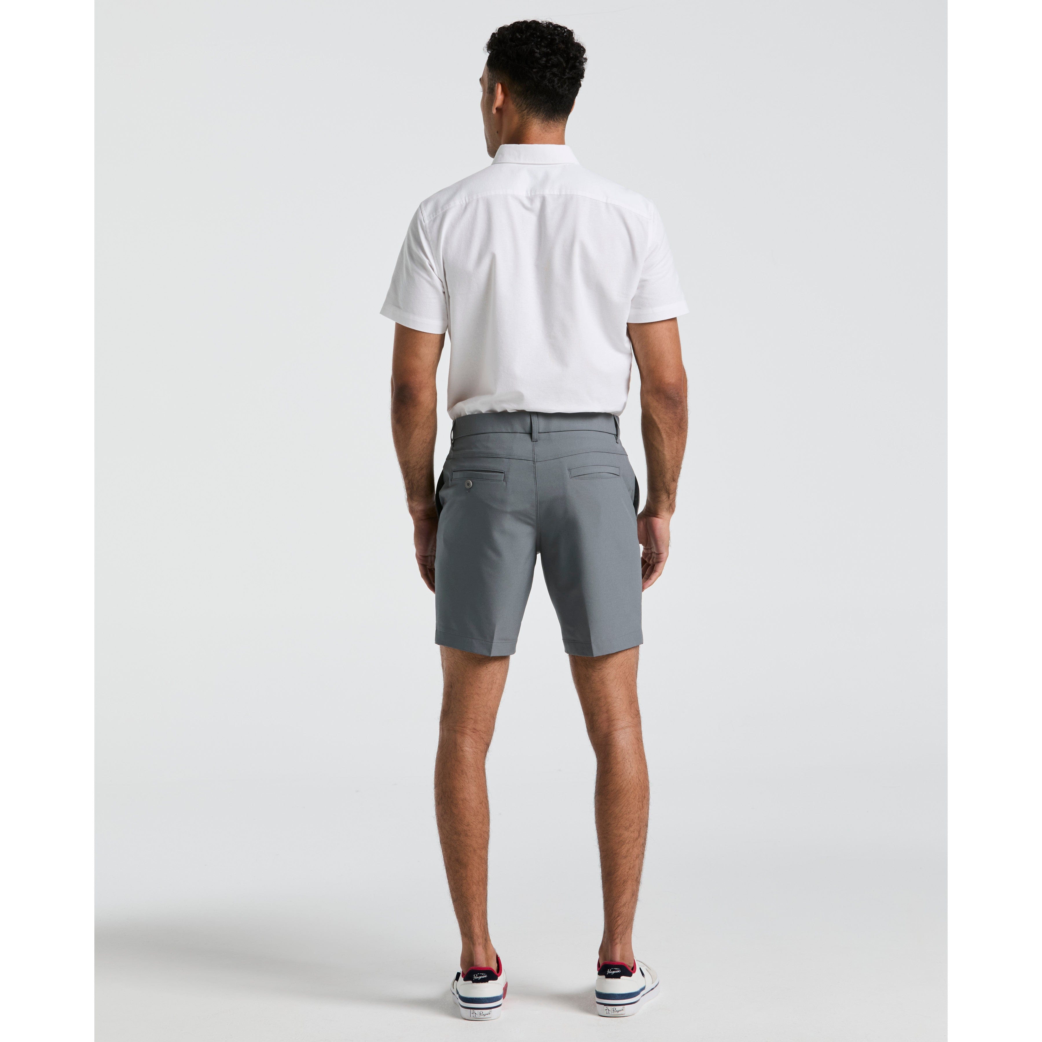 Technical Flat Front 8" Golf Short