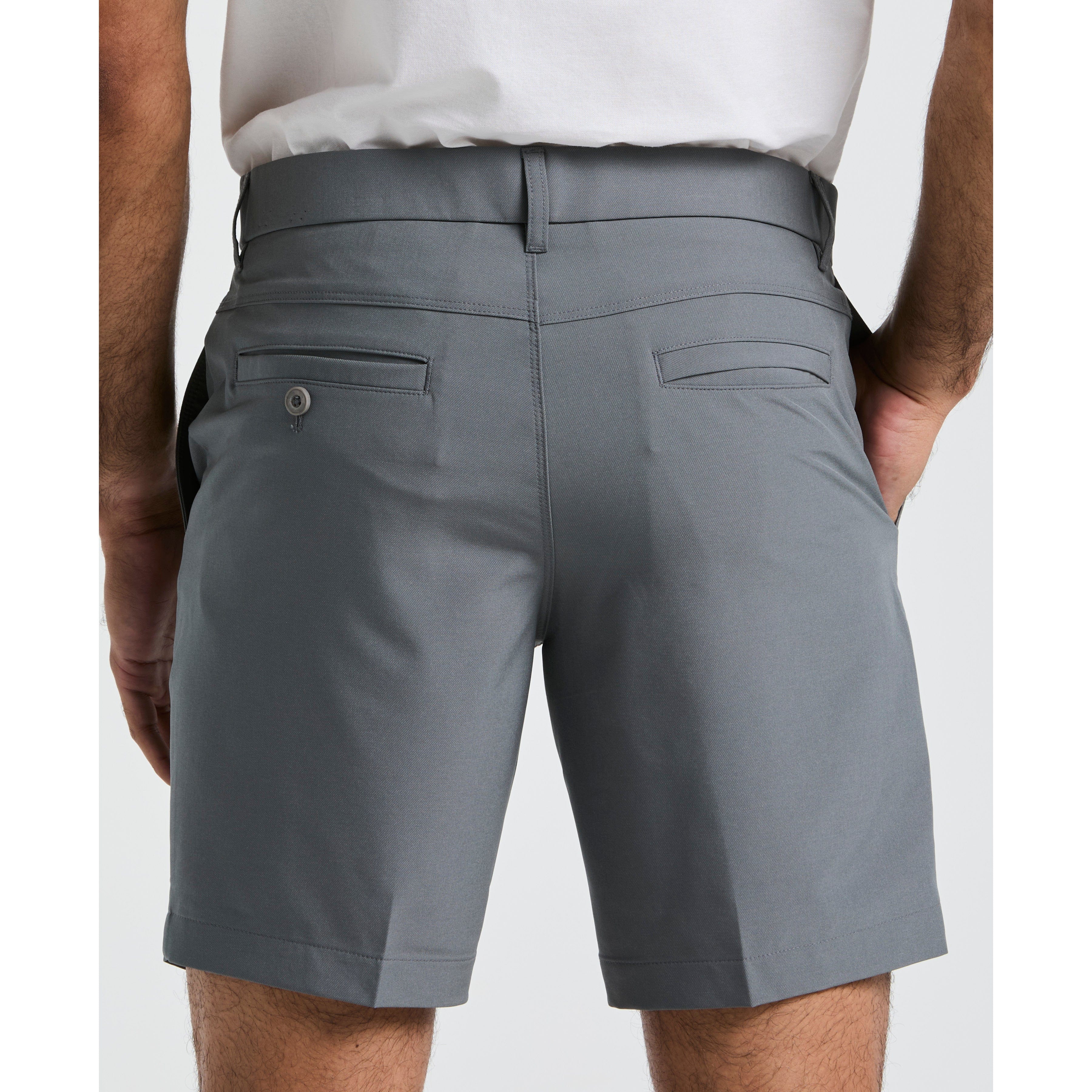 Technical Flat Front 8" Golf Short