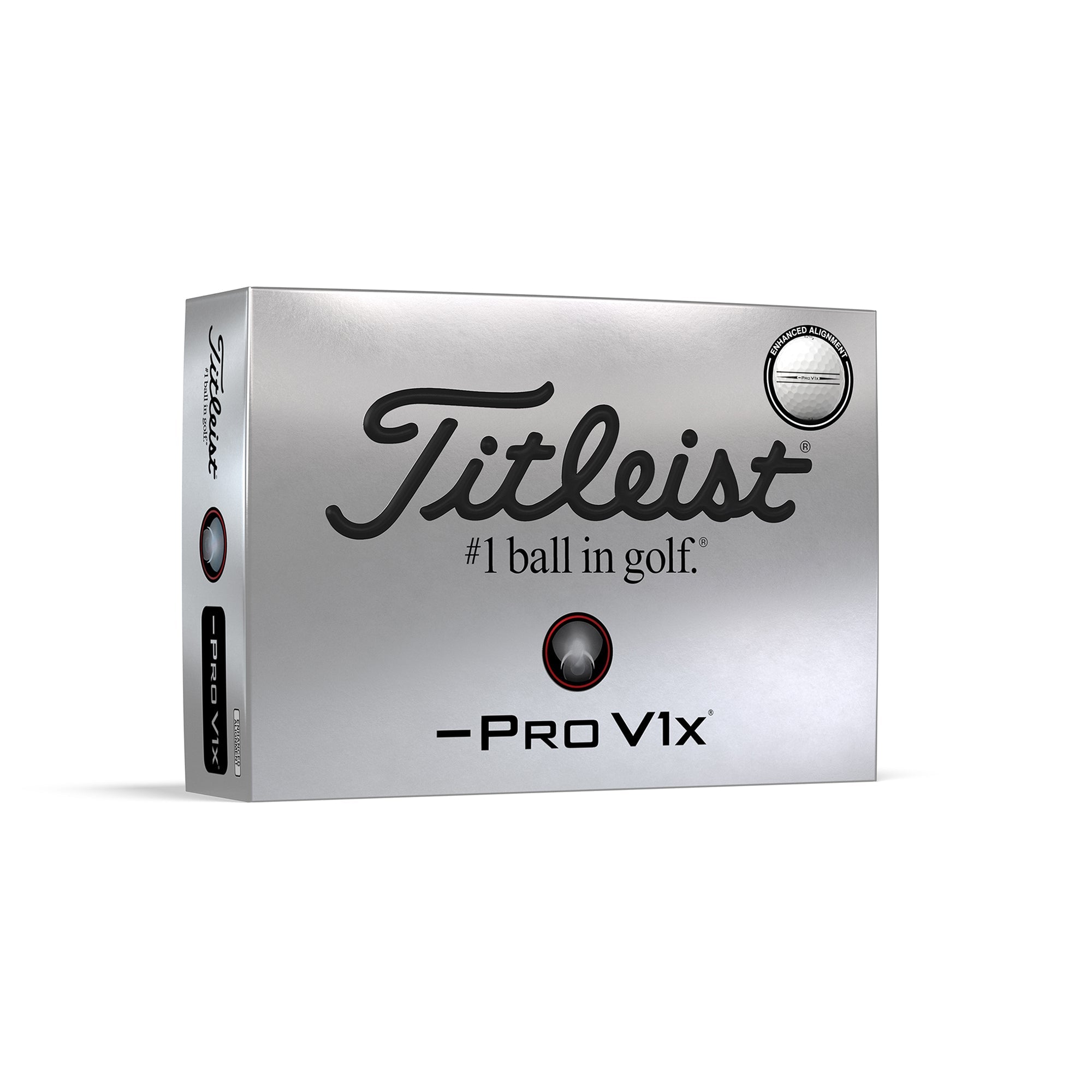 Titleist Pro V1x Left Dash Enhanced Align Golf Balls 2025