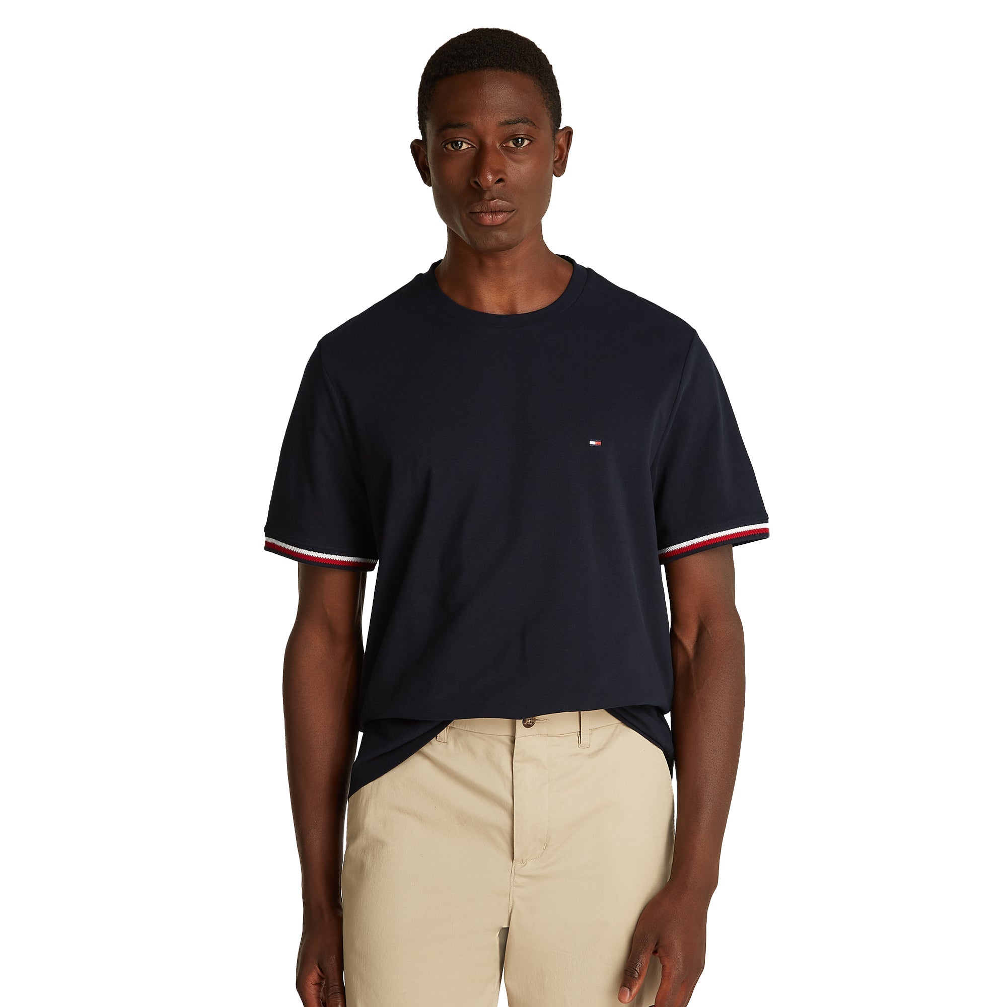 Tommy Hilfiger Stripe Cuff T-Shirt