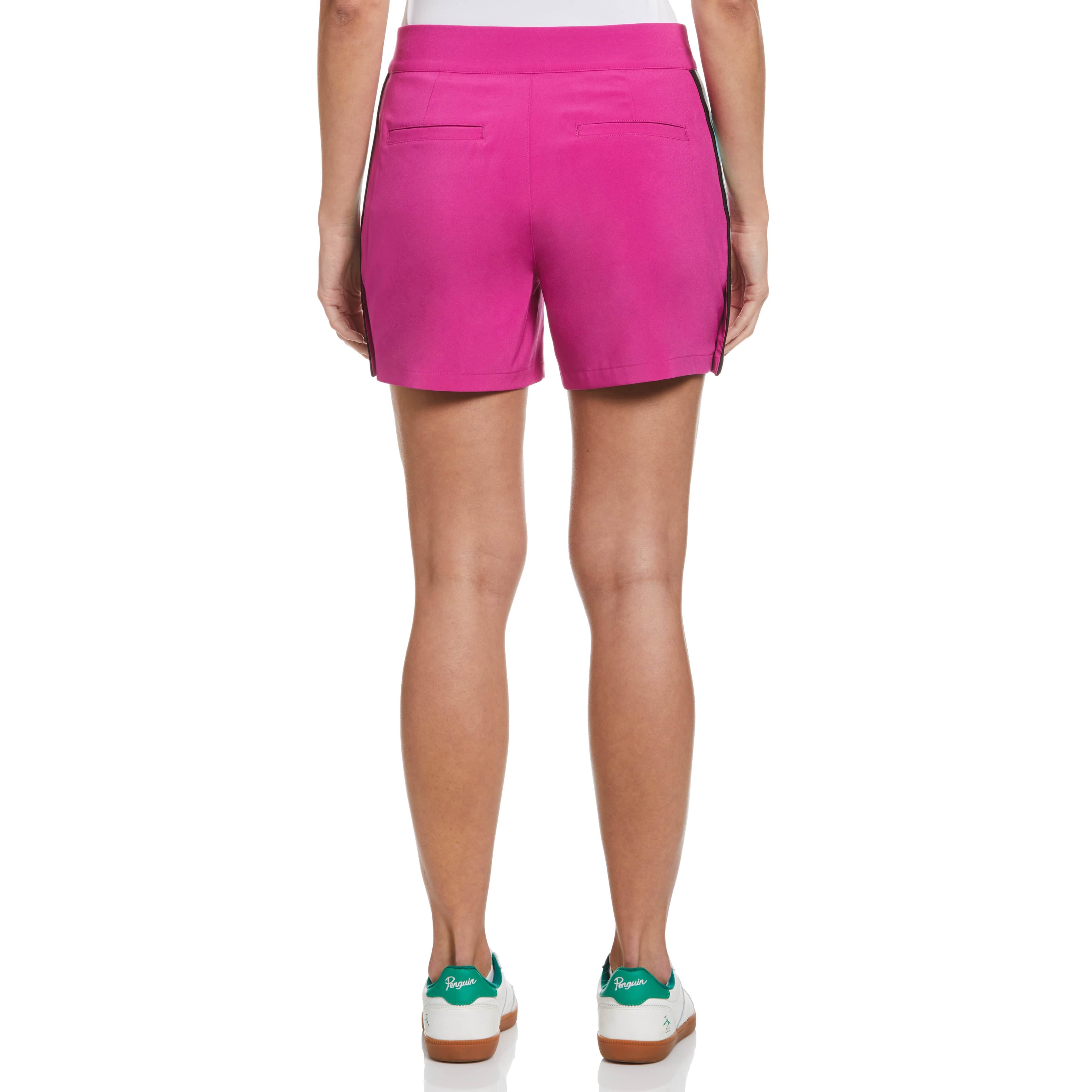 Women's Contrast Seam Side Snap Golf Short